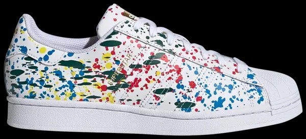 Adidas Superstar 'Splashes, Splatter and Drips - White'/ No Box - HypeFly India View 1