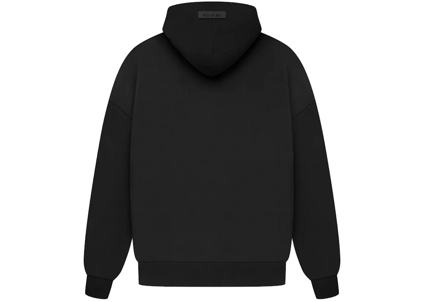 Fear of God Essentials Arch Logo Hoodie 'Jet Black' - HypeFly India View 2