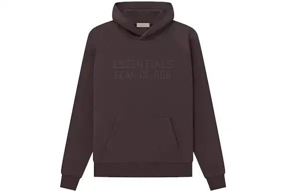 Fear of God Essentials Hoodie Plum - HypeFly India View 1