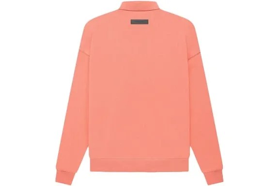 Essentials Long Sleeve Tee Coral - HypeFly India View 2