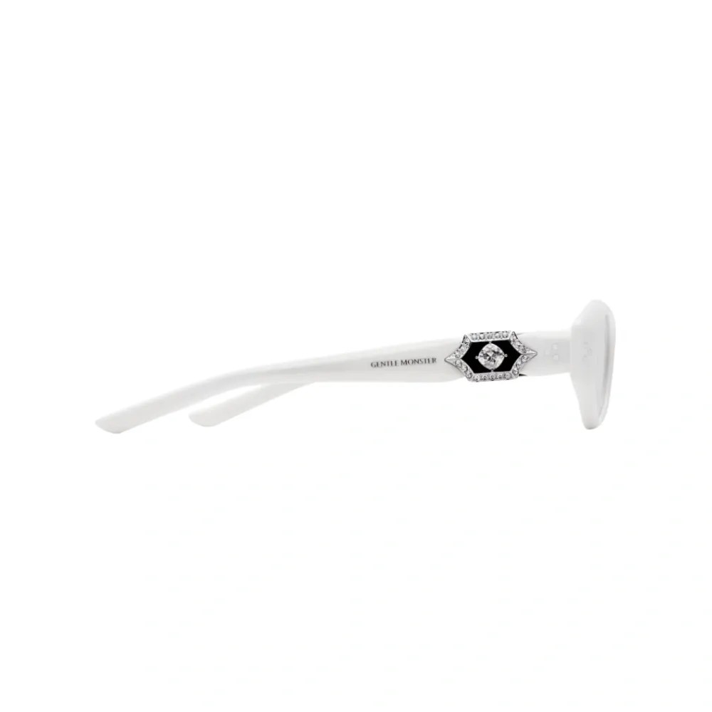 Gentle Monster Vegax W2 White Oval Lenses - HypeFly India View 3