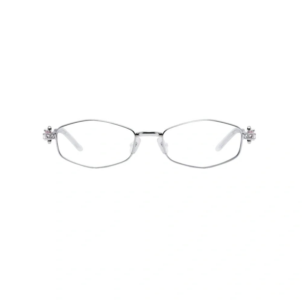 Gentle Monster Gleam 02 Oval Lenses | Silver Metal - HypeFly India View 1