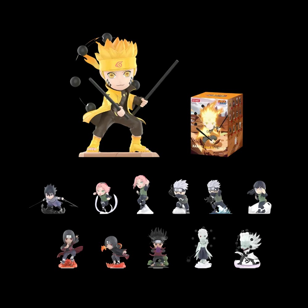 Pop Mart Naruto Ninkai Taisen Series Figure Sealed Case (12 Blind Box) - HypeFly India View 2