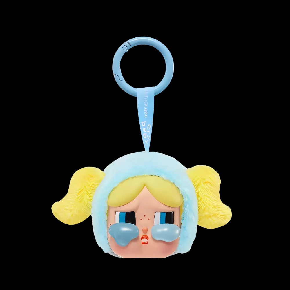 Pop Mart CRYBABY x Powerpuff Girls Series Bubbles Vinyl Face Plush - HypeFly India View 1