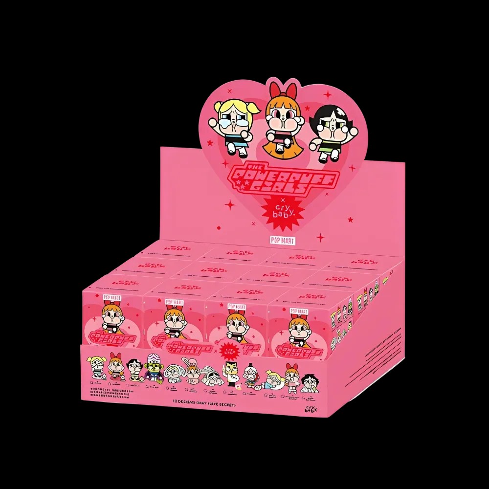 Pop Mart CryBaby x Powerpuff Girls Series Vinyl Figures Blind Box Whole Set - HypeFly India View 1