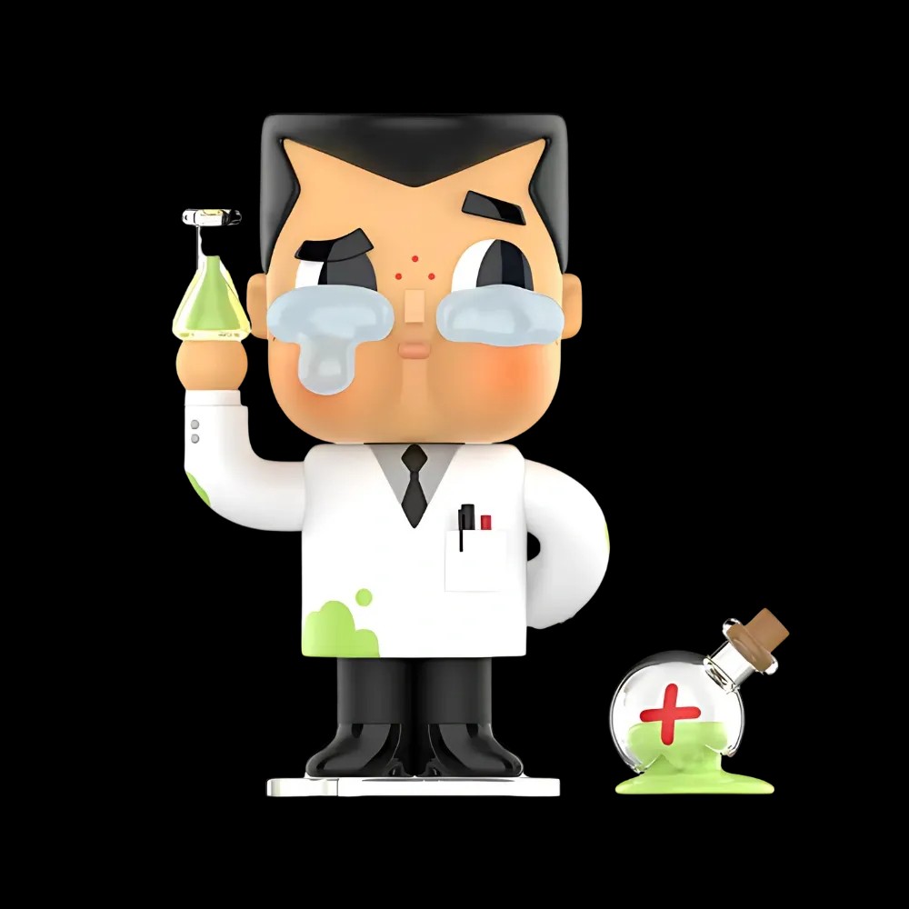 Pop Mart CRYBABY x Powerpuff Girls Series Professor Utonium Figure - HypeFly India View 1