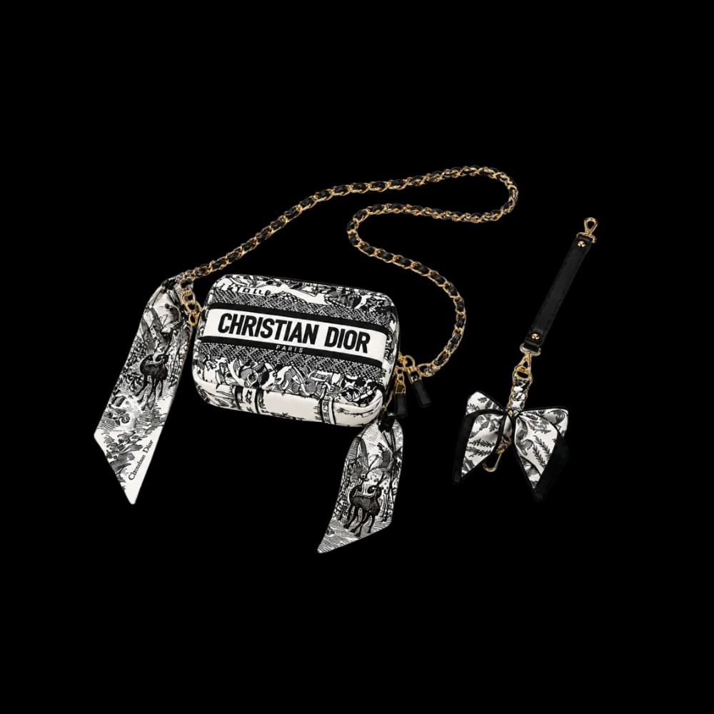 Christian Dior Monochrome Toile De Jouy Crossbody Bag - HypeFly India View 1