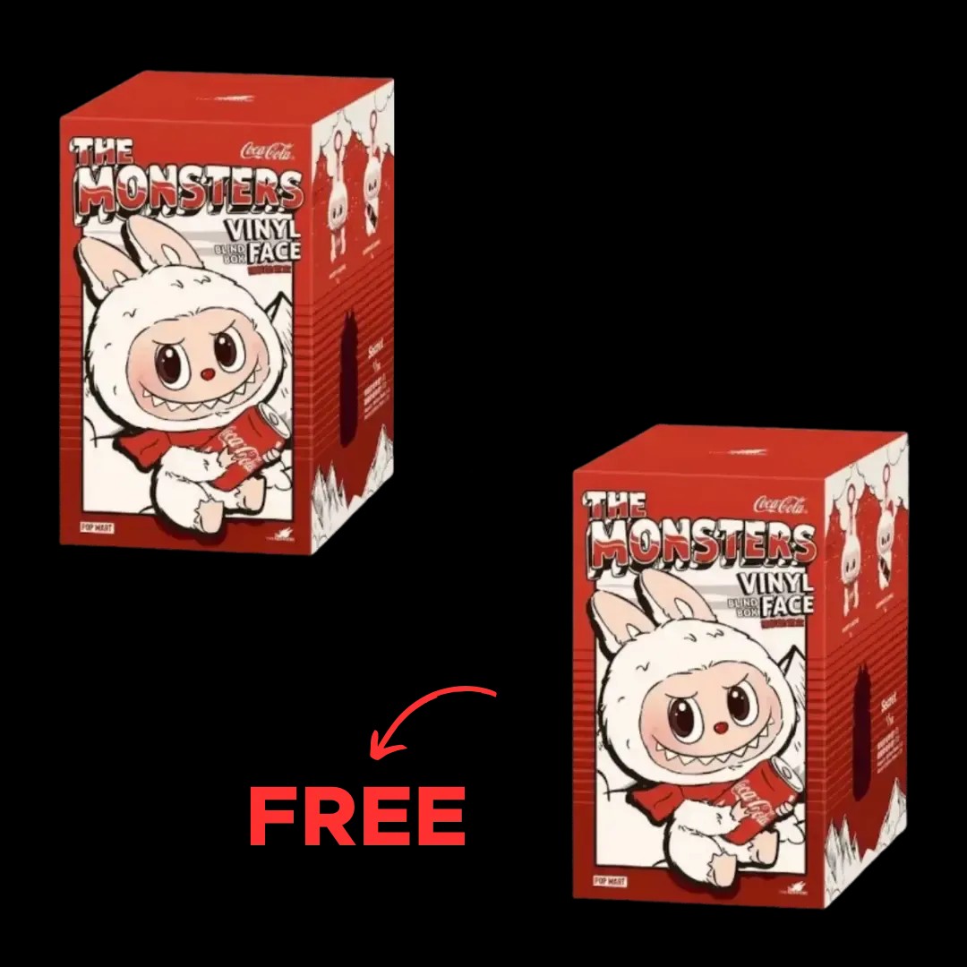 BUY 1 GET 1 FREE - Pop Mart Labubu The Monsters Coca Cola Series Vinyl Face Single Blind Box - HypeFly India View 1