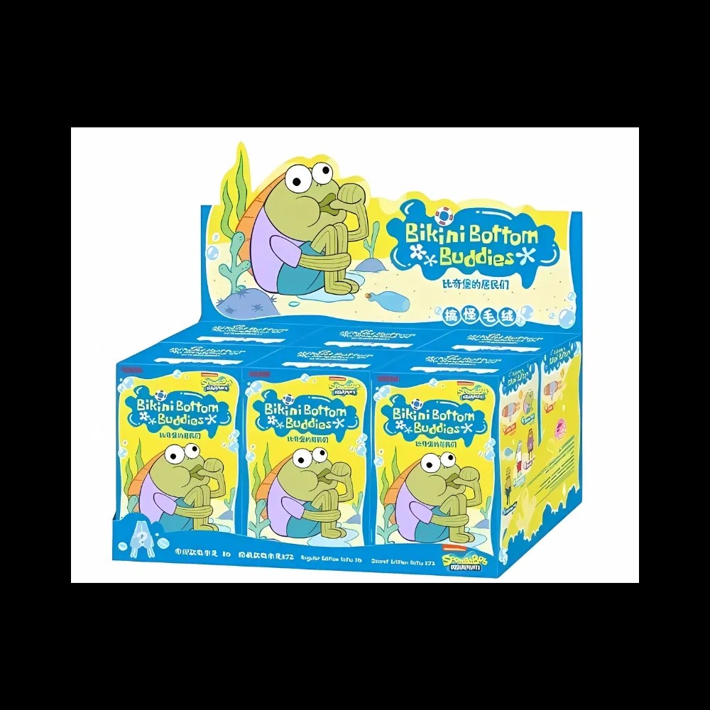 Pop Mart x Bikini Bottom Buddies Plush Sealed Case (6 Blind Box) - HypeFly India View 1