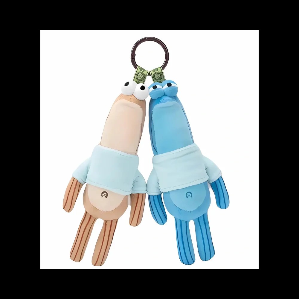 Pop Mart SpongeBob Squarepants Bikini Bottom Buddies Whimsical Sardine Brothers Plush - HypeFly India View 1