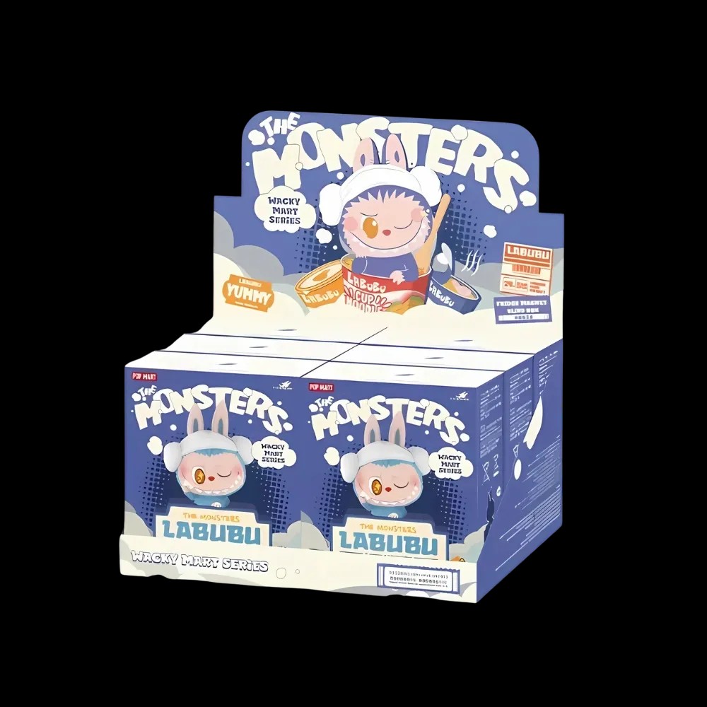 Pop Mart Labubu The Monsters Wacky Mart Series Fridge Magnet Sealed Case (6 Blind Box) - HypeFly India View 1