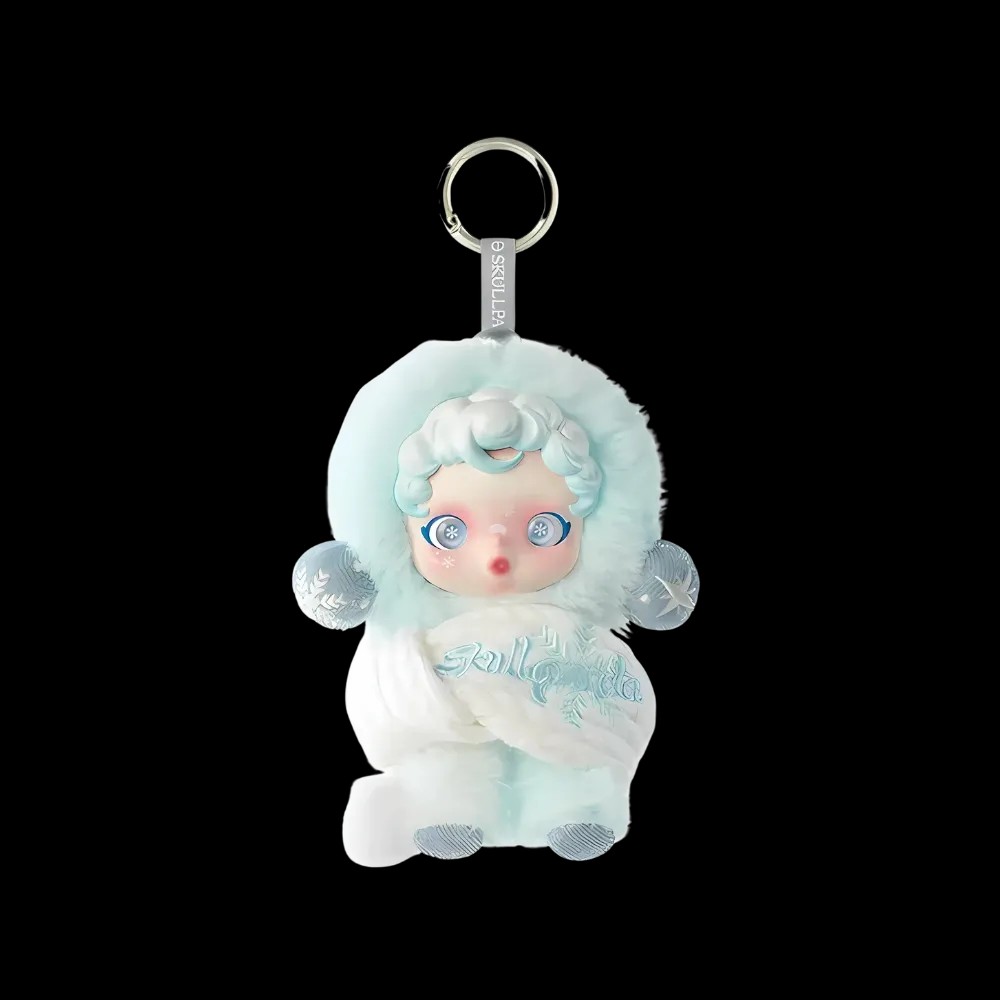 Pop Mart Skullpanda Winter Symphony Series Vinly Plush Pendant "Song of Snow " - HypeFly India View 1