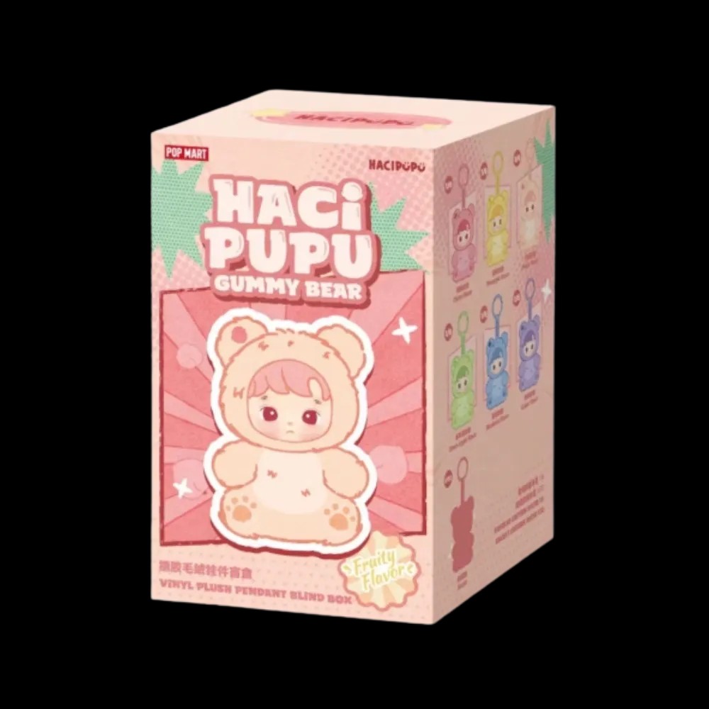 Pop Mart HACIPUPU Gummy Bear Series Vinyl Plush Pendant Single Blind Box - HypeFly India View 1