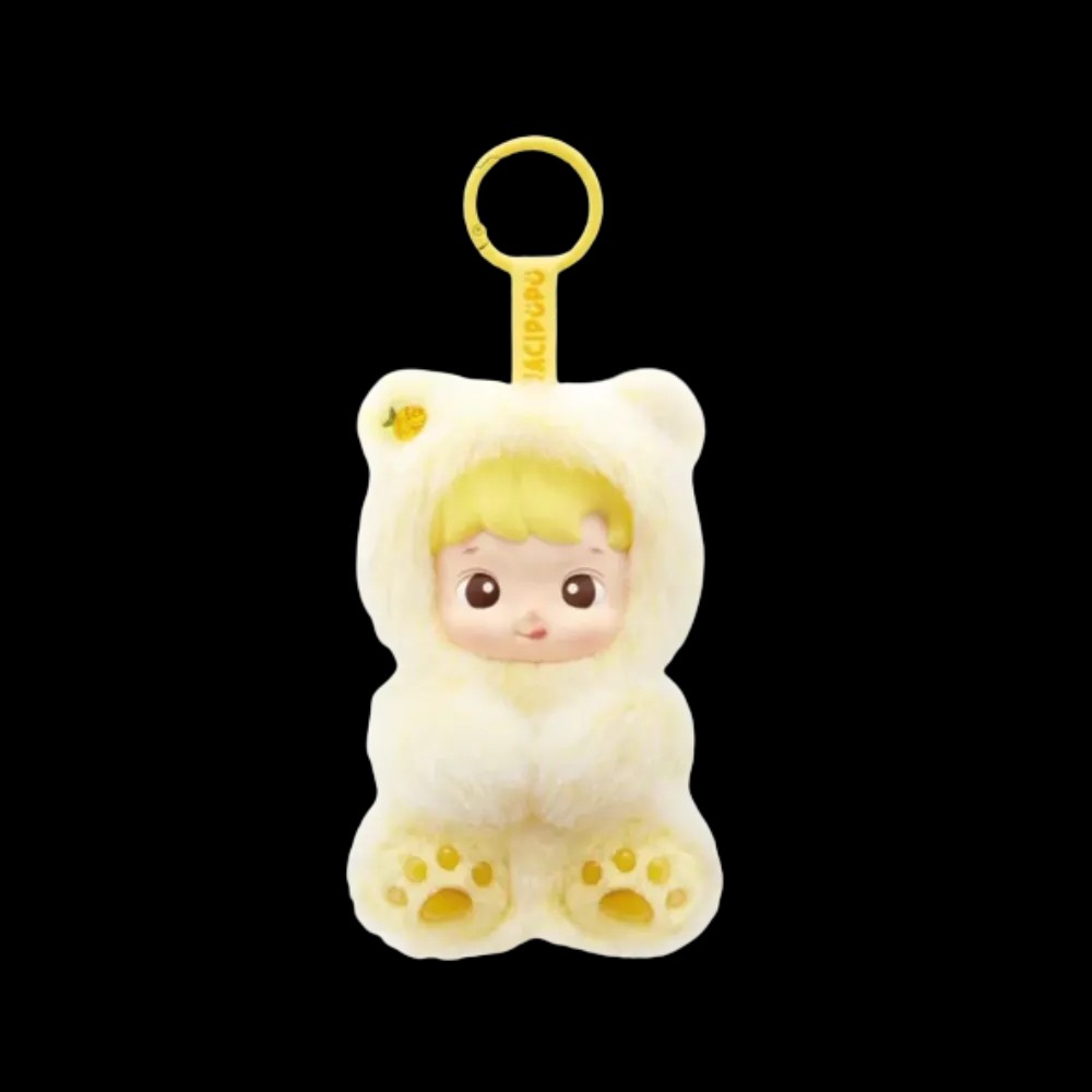 Pop Mart HACIPUPU Gummy Bear Series Vinyl Pineapple Flavor Plush Pendant - HypeFly India View 1