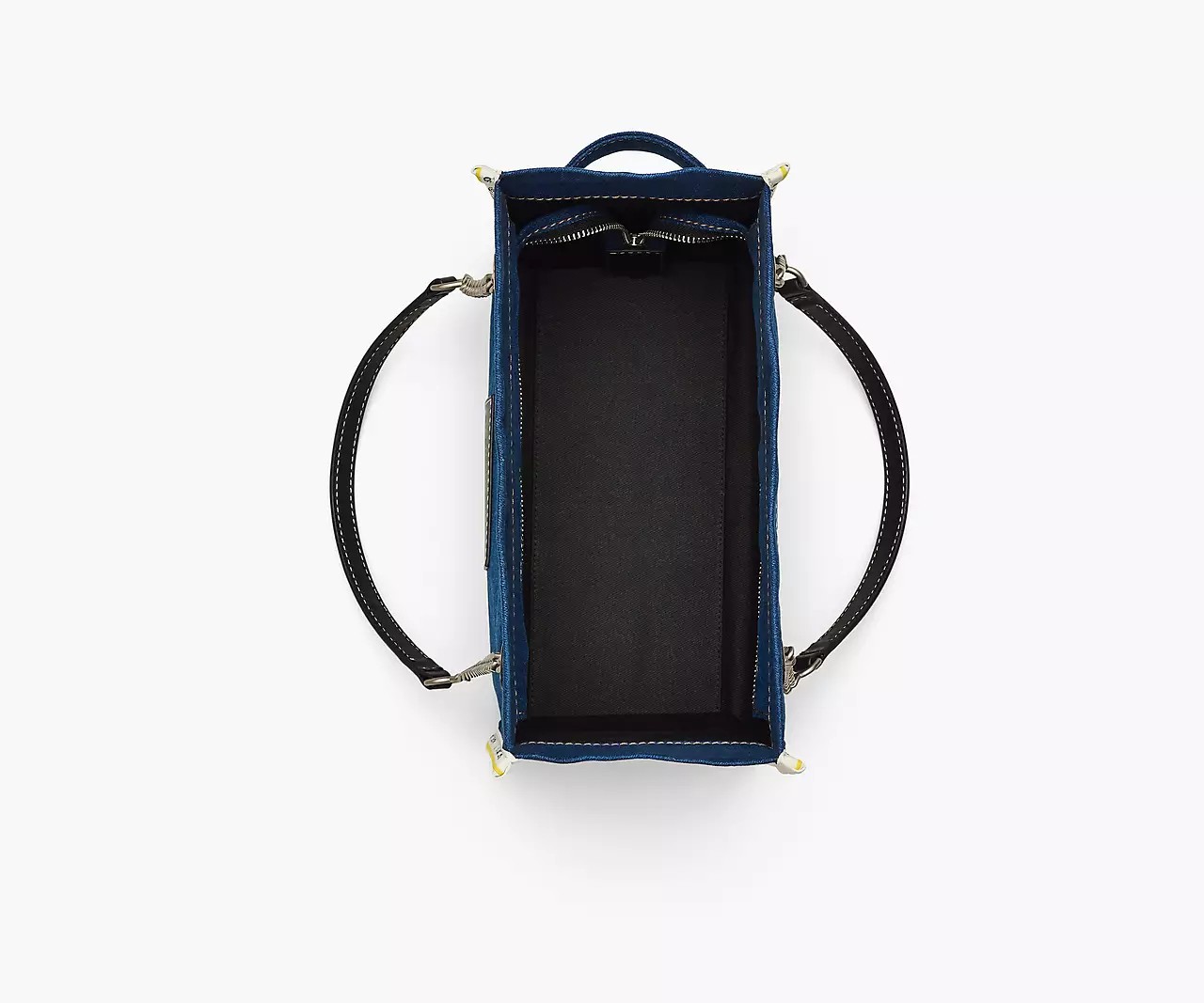 Marc Jacobs The Denim Chain Medium Tote Bag 'Dark Wash' - HypeFly India View 3