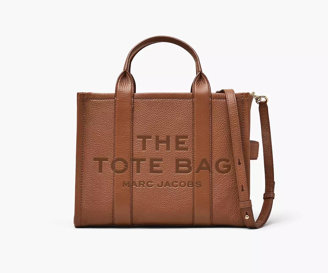 Marc Jacobs The Leather Medium Tote Bag 'Argan Oil' - HypeFly India View 1
