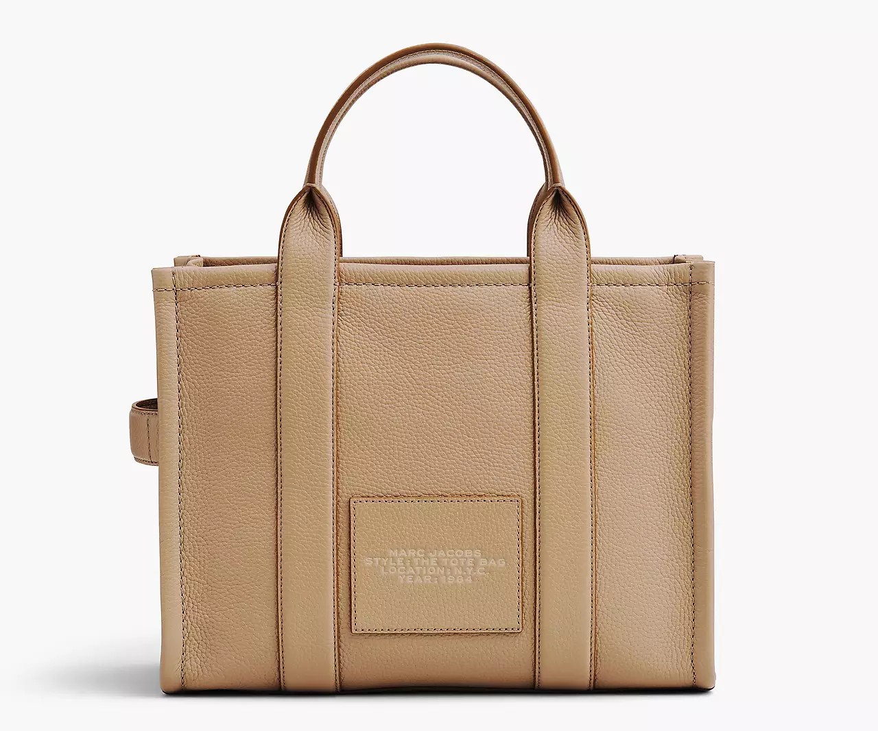 Marc Jacobs The Leather Medium Tote Bag 'Camel' - HypeFly India View 2