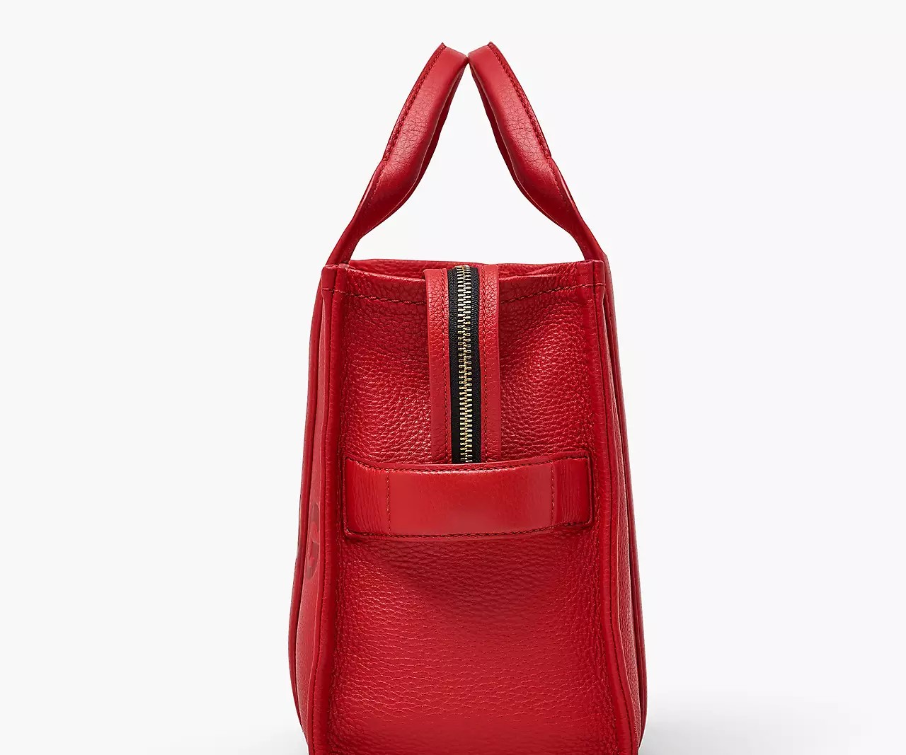Marc Jacobs The Leather Medium Tote Bag 'True Red' - HypeFly India View 5