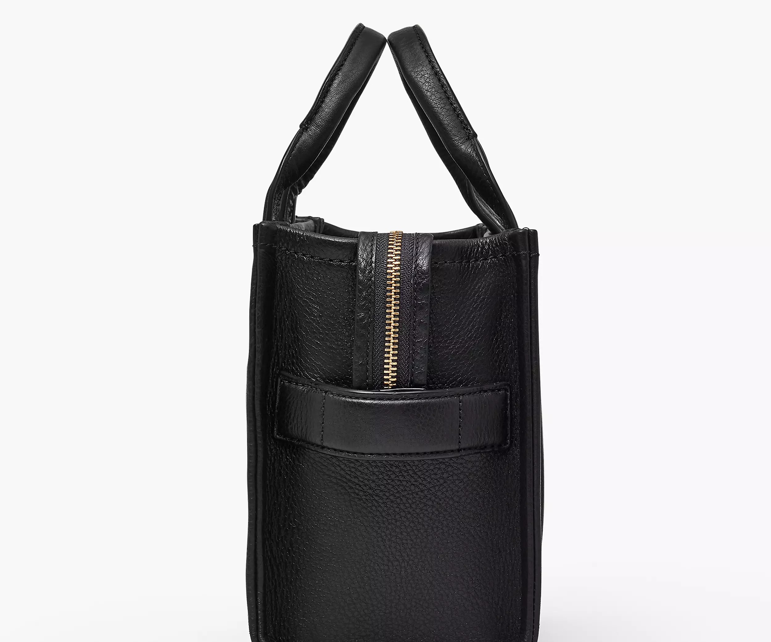 Marc Jacobs The Leather Small Tote Bag 'Black' - HypeFly India View 4