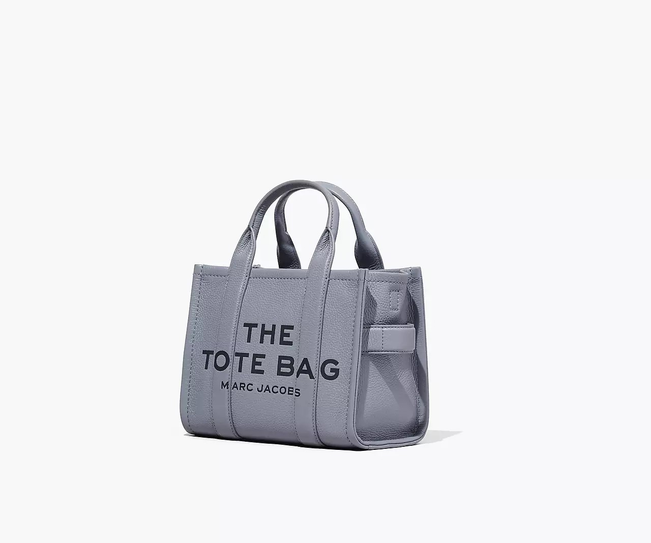 Marc Jacobs The Leather Small Tote Bag 'Wolf Grey' - HypeFly India View 2