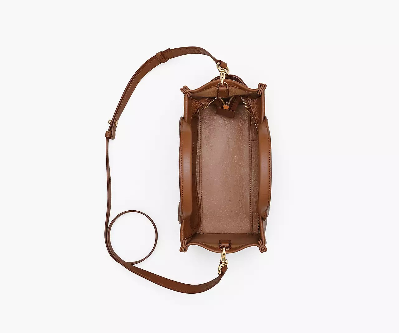 Marc Jacobs The Leather Small Tote Bag 'Argan Oil' - HypeFly India View 3