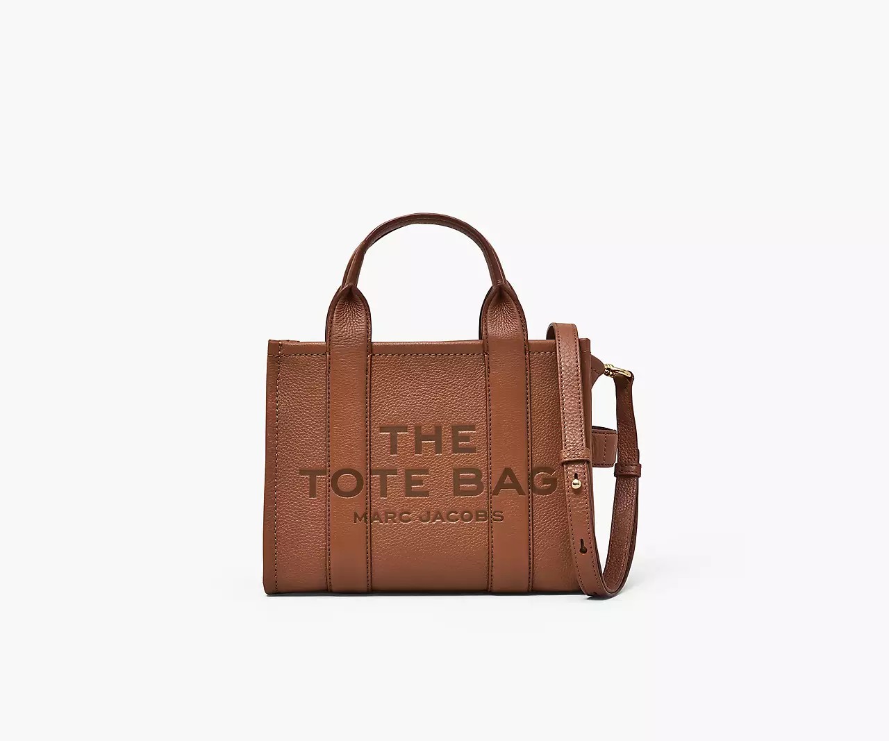 Marc Jacobs The Leather Small Tote Bag 'Argan Oil' - HypeFly India View 1