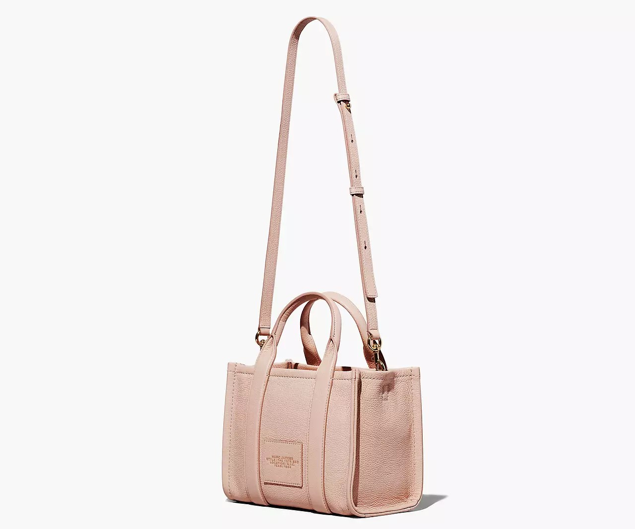 Marc Jacobs The Leather Small Tote Bag 'Rose' - HypeFly India View 2