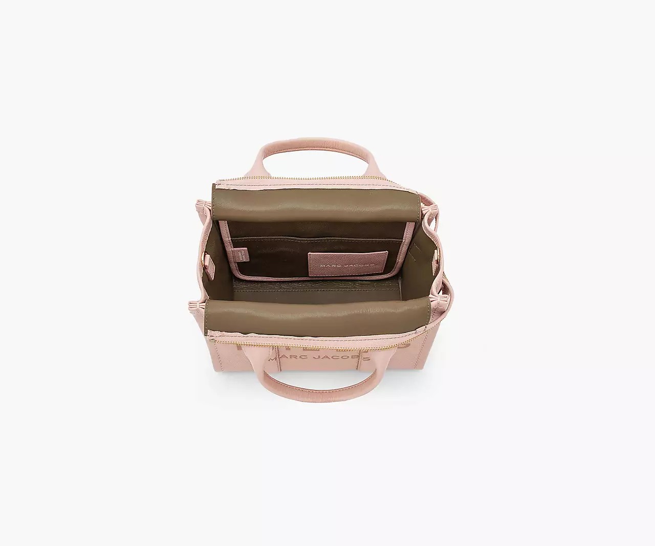 Marc Jacobs The Leather Small Tote Bag 'Rose' - HypeFly India View 3