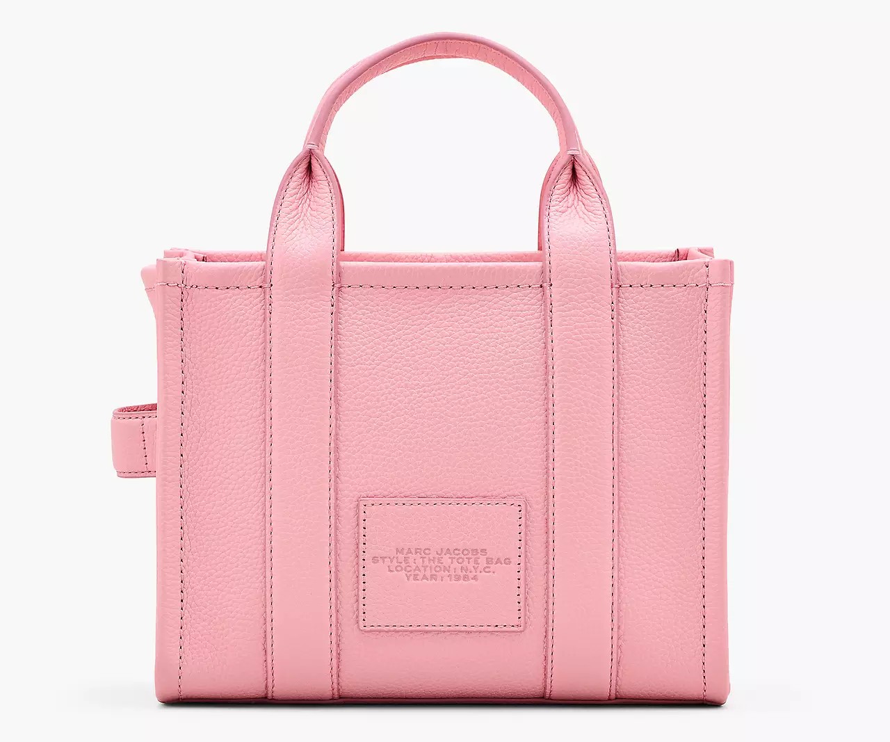 Marc Jacobs The Leather Small Tote Bag 'Ribbon Pink' - HypeFly India View 2