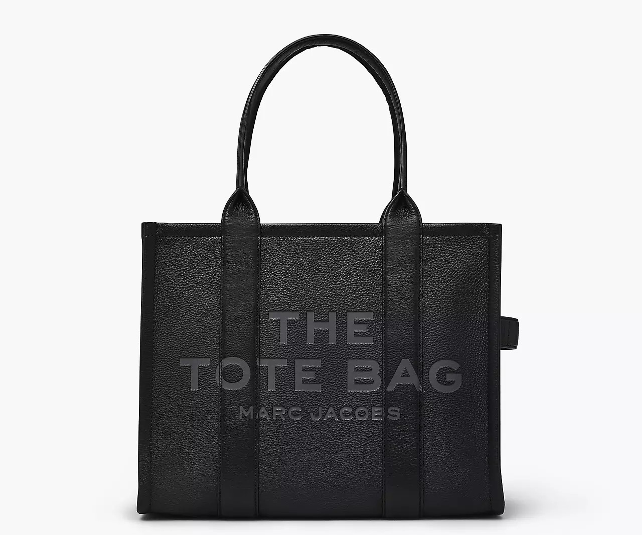 Marc Jacobs The Leather Large Tote Bag 'Black' - HypeFly India View 1