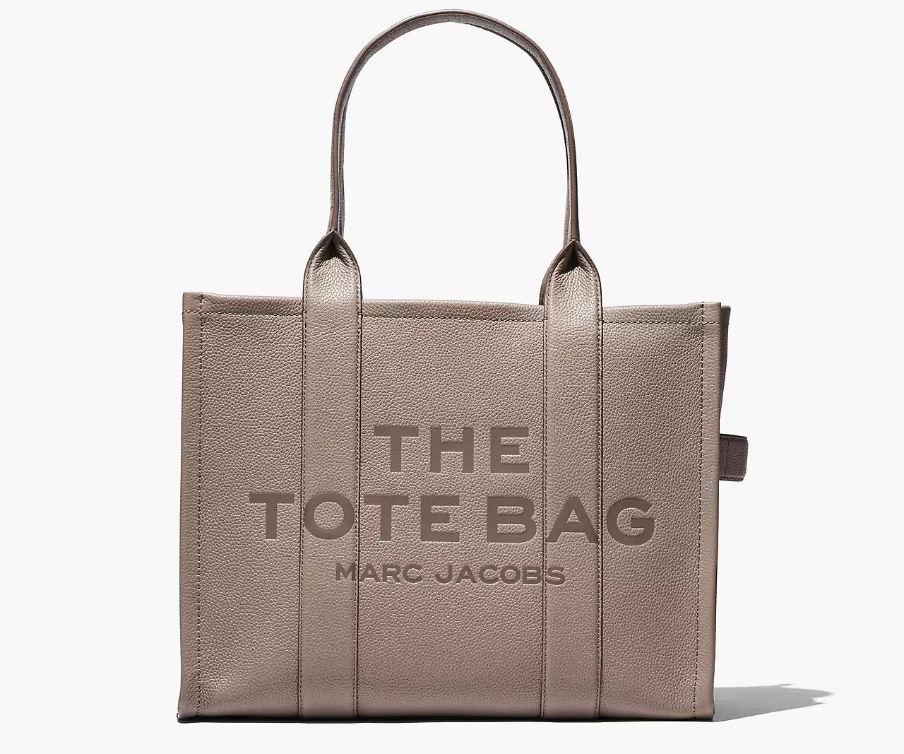 Marc Jacobs The Leather Large Tote Bag 'Cement' - HypeFly India View 1