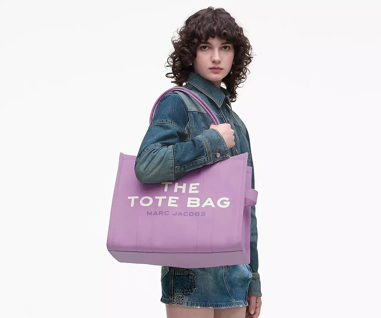 Marc Jacobs The Canvas Large Tote Bag 'Wisteria' - HypeFly India View 3