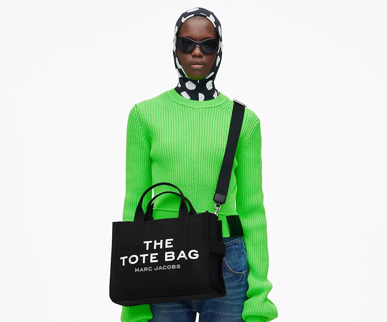 Marc Jacobs The Canvas Medium Tote Bag 'Black' - HypeFly India View 5