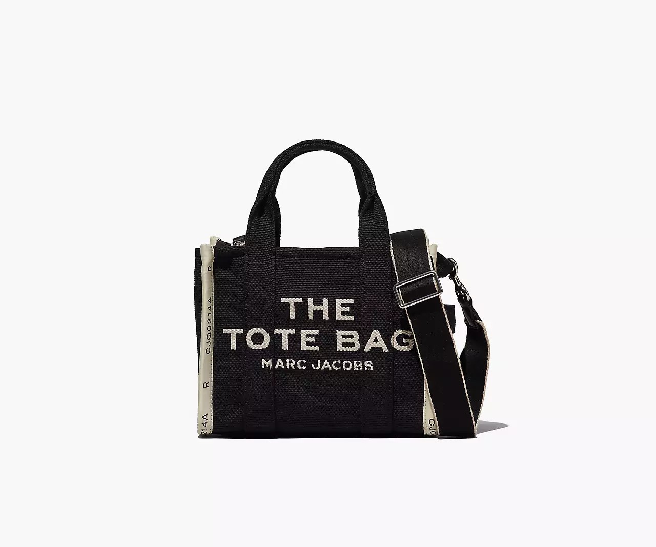 Marc Jacobs The Jacquard Small Tote Bag 'Black' - HypeFly India View 1