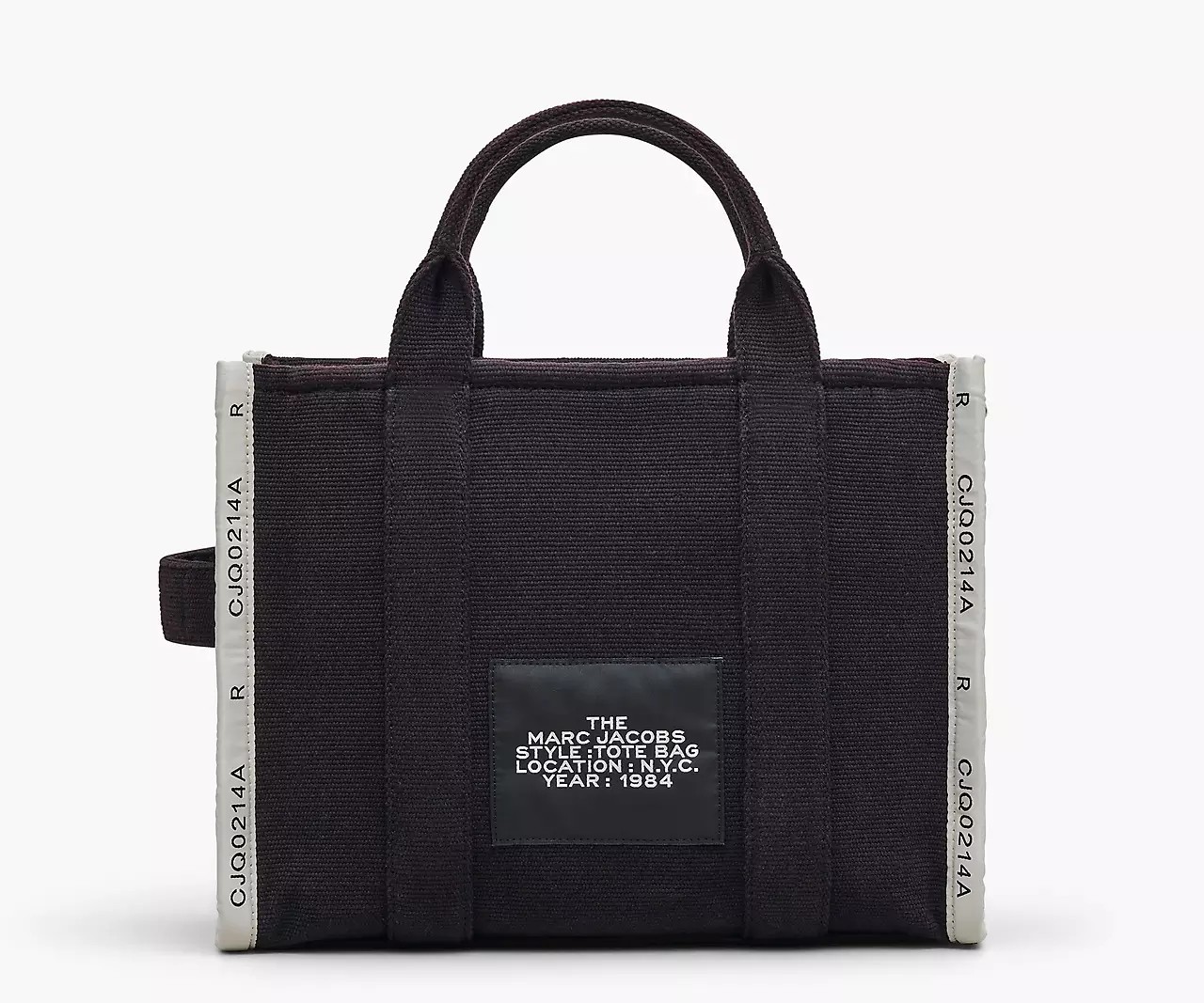 Marc Jacobs The Jacquard Medium Tote Bag 'Black' - HypeFly India View 2