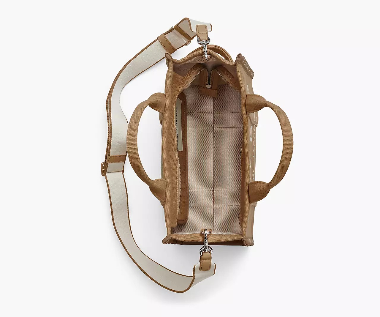 Marc Jacobs The Jacquard Medium Tote Bag 'Camel' - HypeFly India View 4