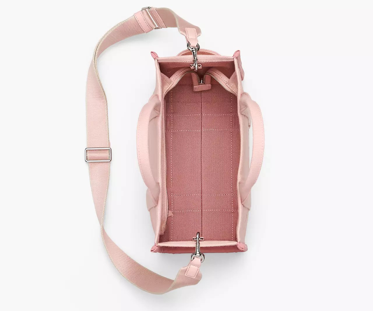 Marc Jacobs The Jacquard Medium Tote Bag 'Rose' - HypeFly India View 5