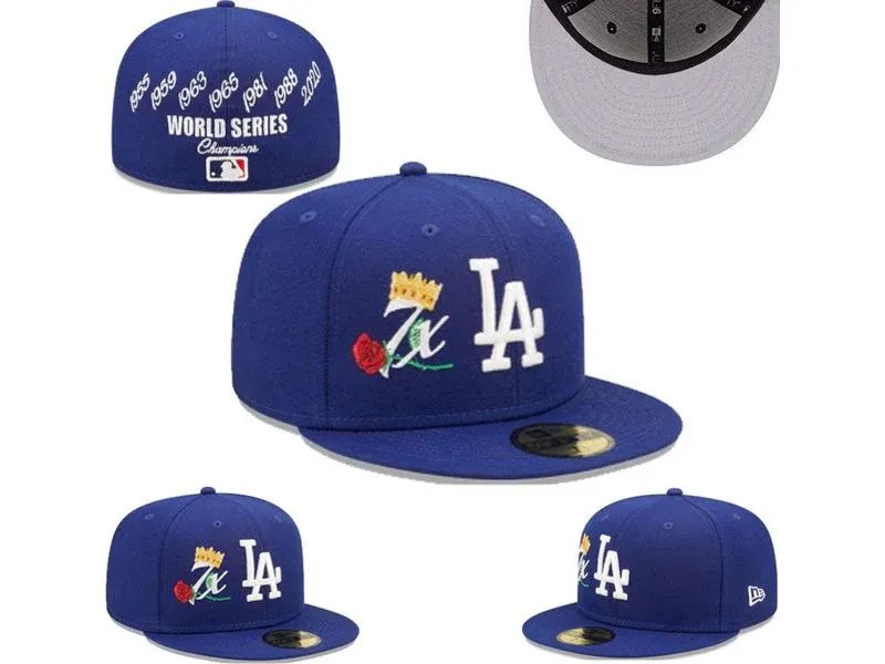 Los Angeles Dodgers New Era 7x MLB World Series Champions - HypeFly India View 1