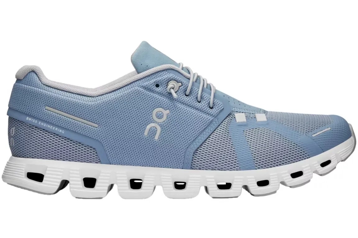Cloud 5 Chambray White On Running - HypeFly India View 1