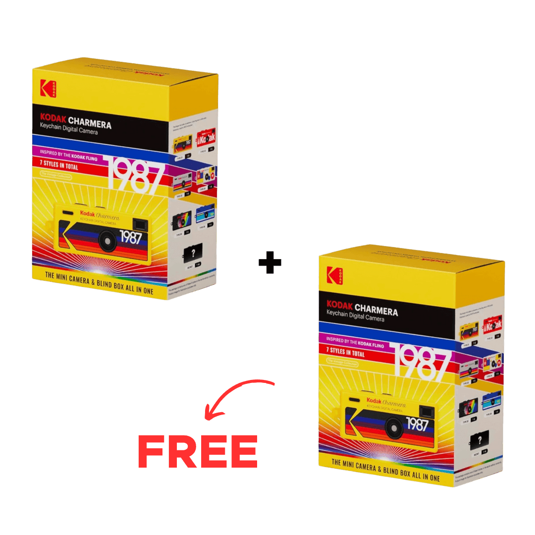 BUY 1 GET 1 FREE - Kodak Charmera Keychain Digital Camera Blind Box Collection - HypeFly India View 1