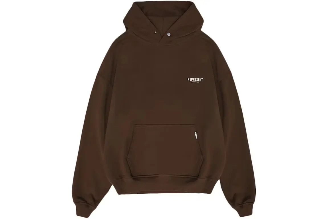 Represent Owner's Club Hoodie Brown/White - HypeFly India View 2