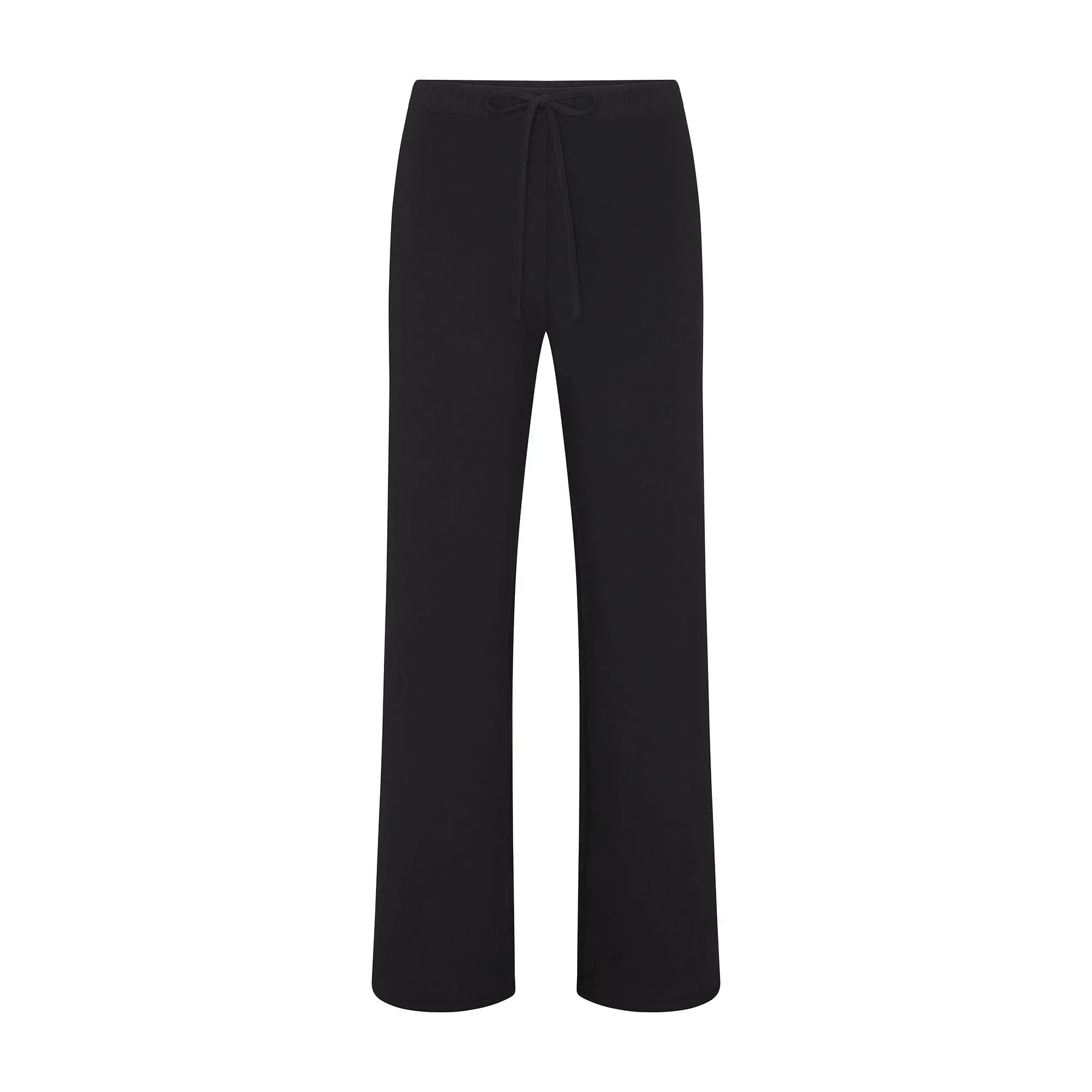 Skims Cotton Jersey Straight Leg Pant Soot - HypeFly India View 1