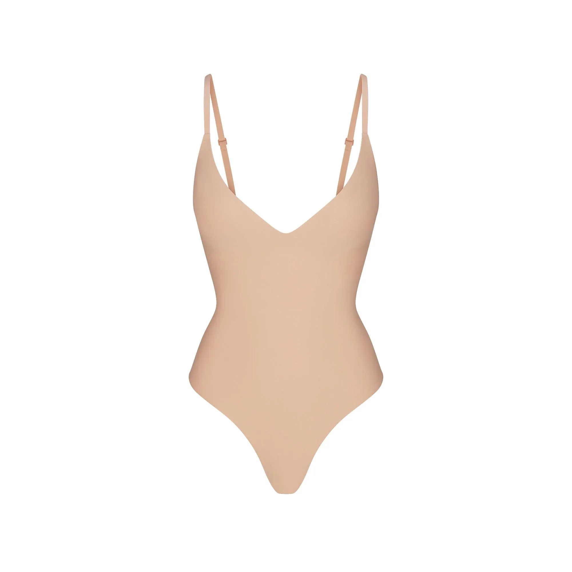 Skims Body Push-Up Thongs Bodysuit Clay - HypeFly India View 1