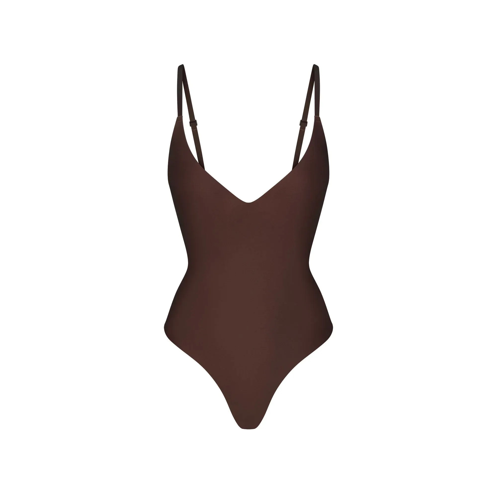 Skims Body Push-Up Thongs Bodysuit Cocoa - HypeFly India View 1