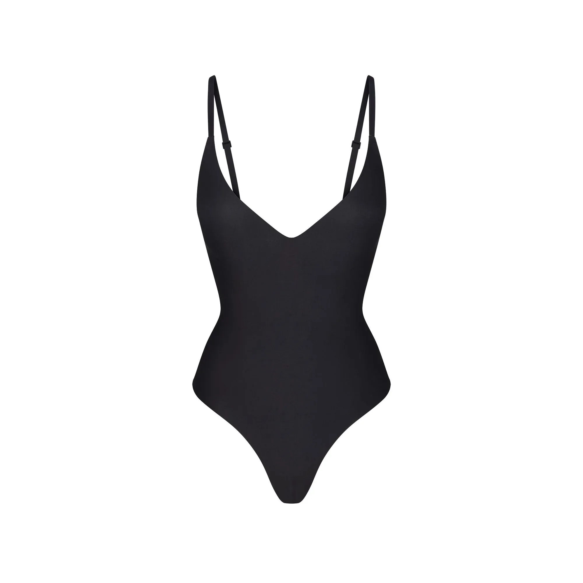 Skims Body Push-Up Thongs Bodysuit Onyx - HypeFly India View 1