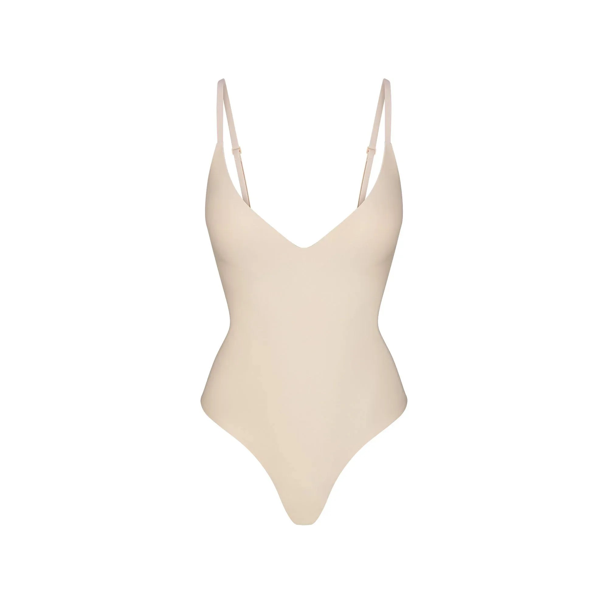Skims Body Push-Up Thongs Bodysuit Sand - HypeFly India View 1