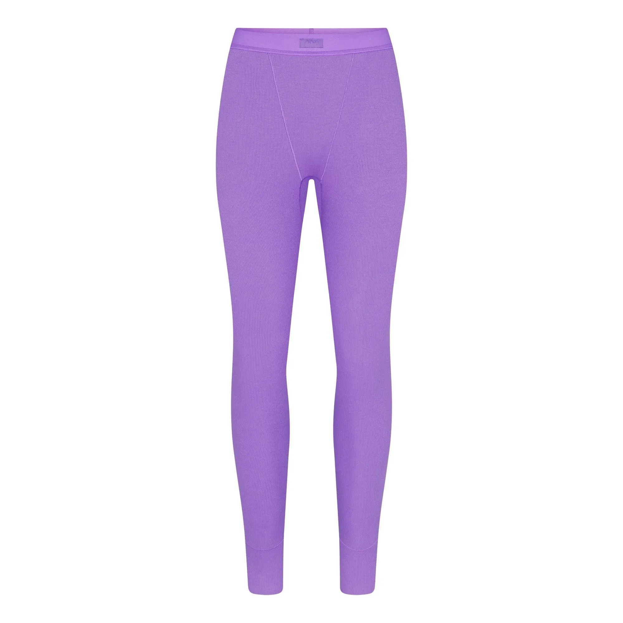 Skims Cotton Rib Legging Ultra Violet - HypeFly India View 1