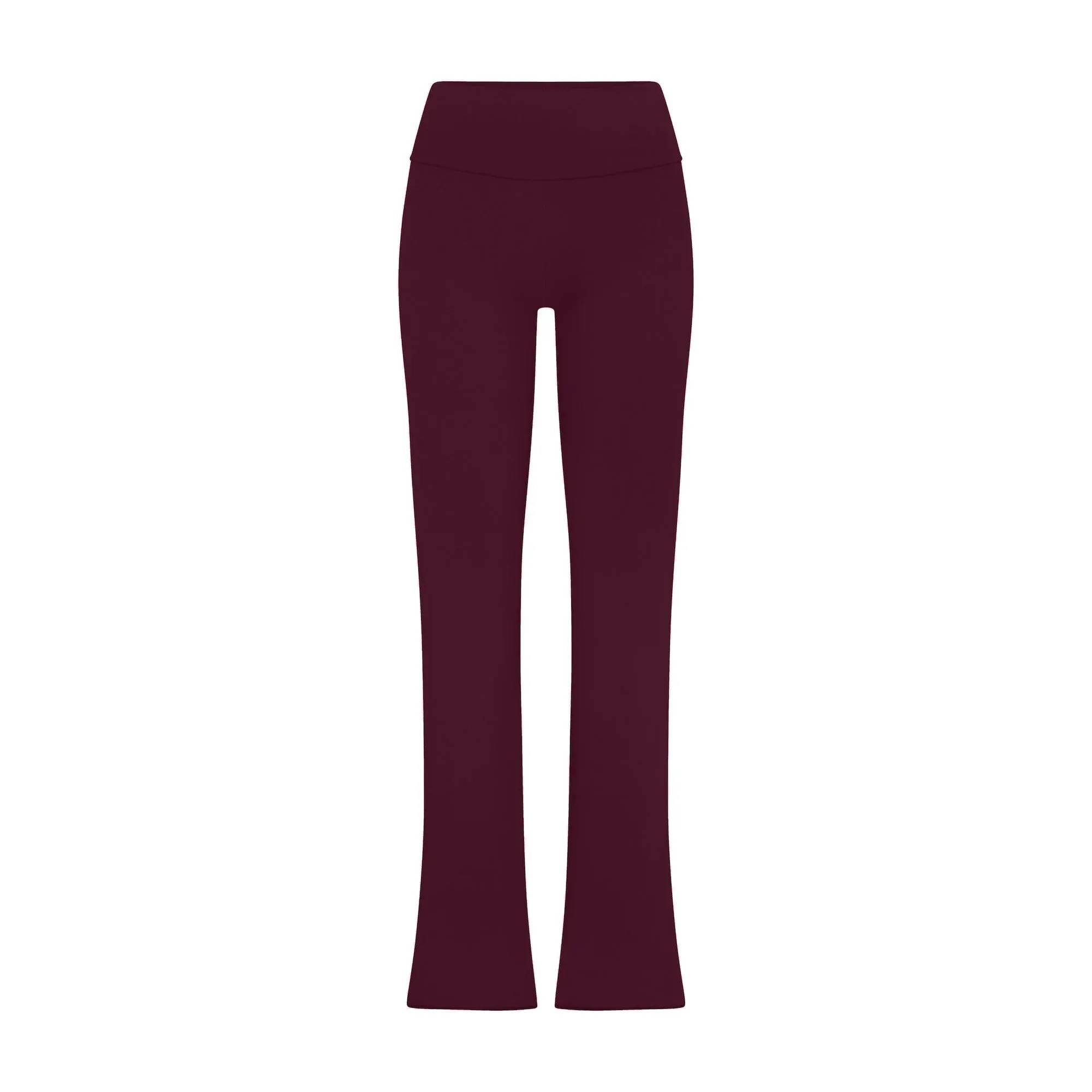 Skims Cotton Jersey Foldover Pant Deep Berry - HypeFly India View 1