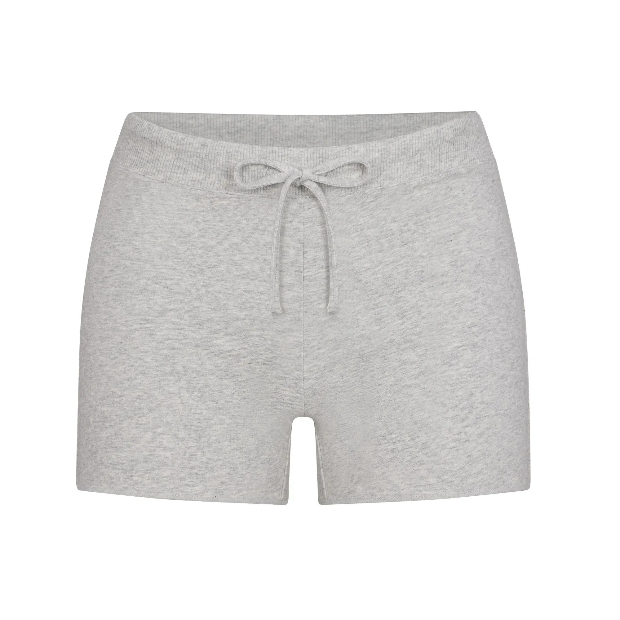 Skims Cotton Jersey Short Light Heather Grey - HypeFly India View 1