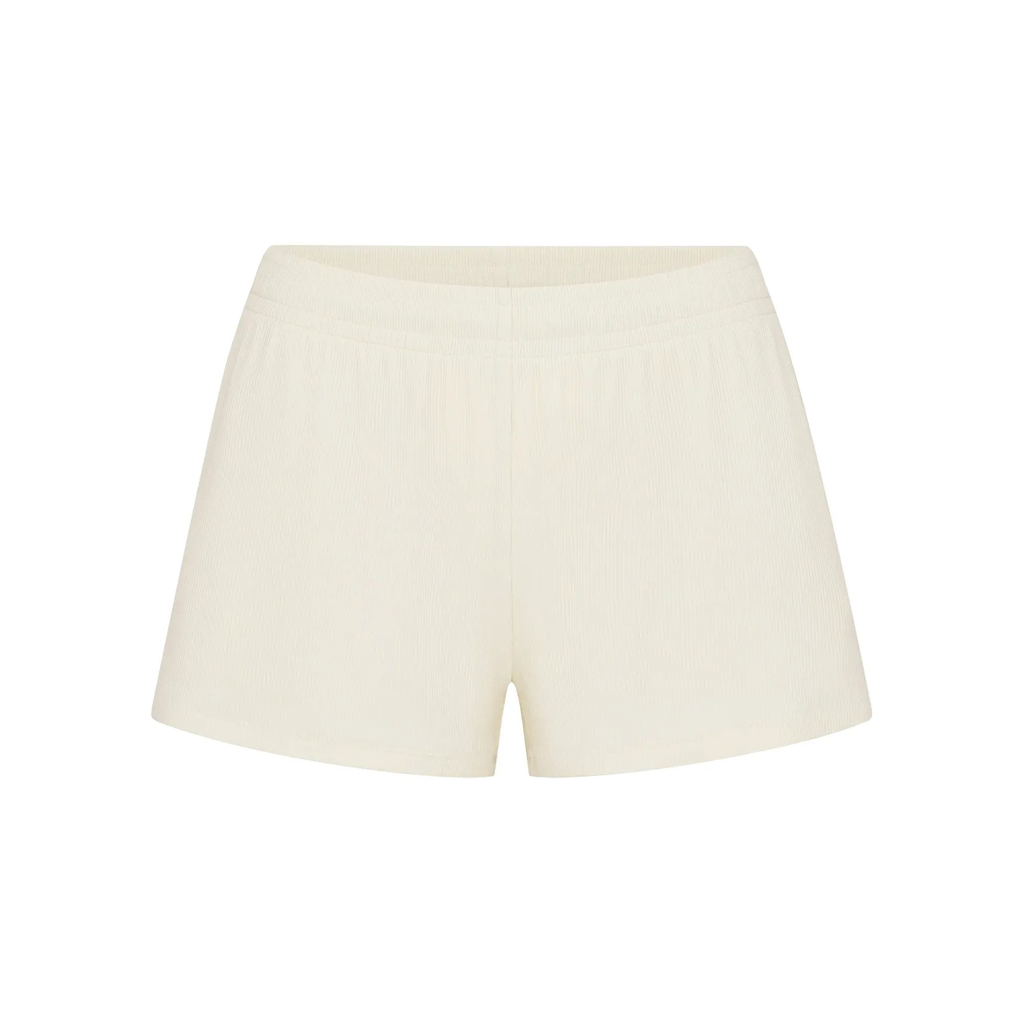 Skims Soft Lounge Loose Short Bone - HypeFly India View 1